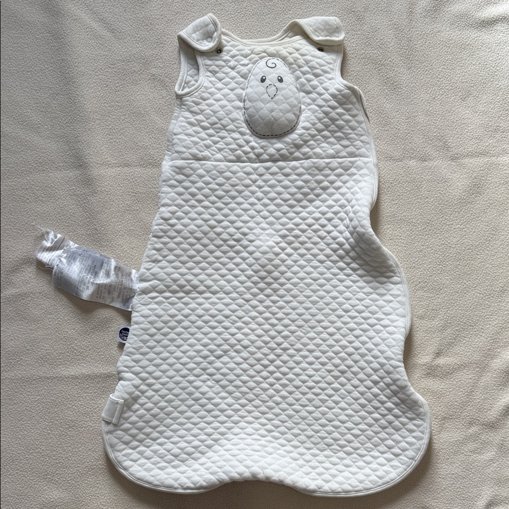 Nested Bean White Quilted Sleep Sack